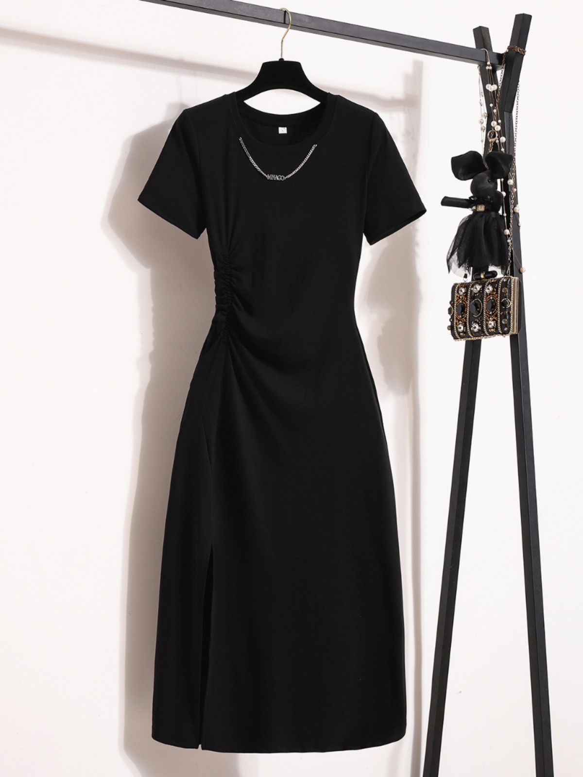 Günlük Şık Kısa Kollu Elbise K - Korean Style A Line Shirt Dress incelemesi ve fiyatı