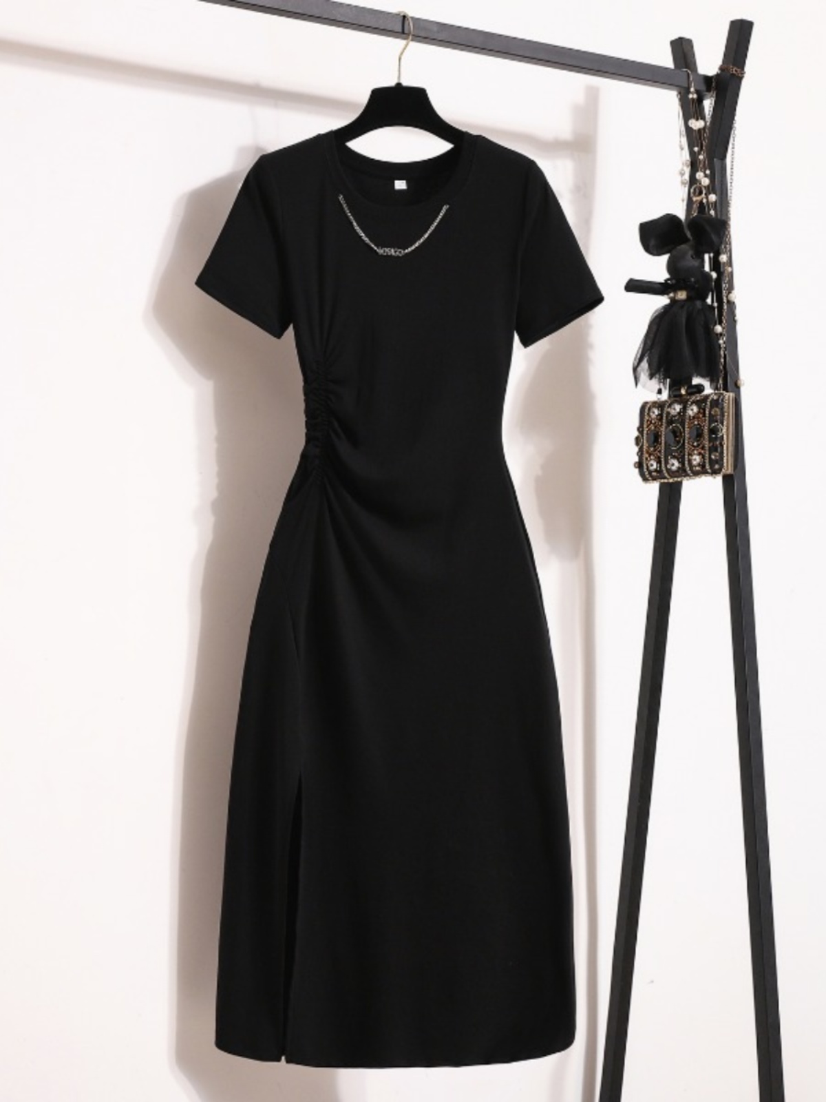 Günlük Şık Kısa Kollu Elbise K - Korean Style A Line Shirt Dress incelemesi ve fiyatı
