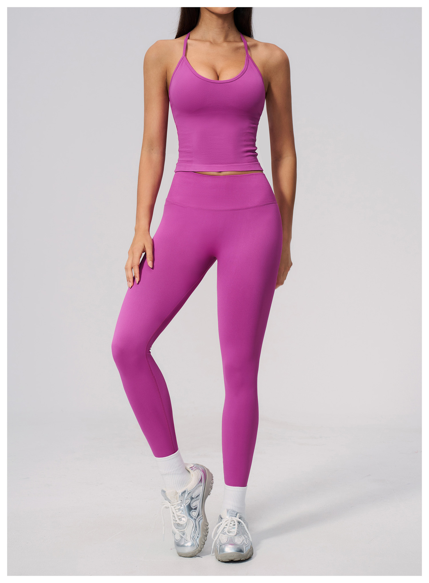 Lüks Tasarımcı Dikişsiz Yoga A - Seamless Ribbed Workout Tank Top incelemesi ve fiyatı