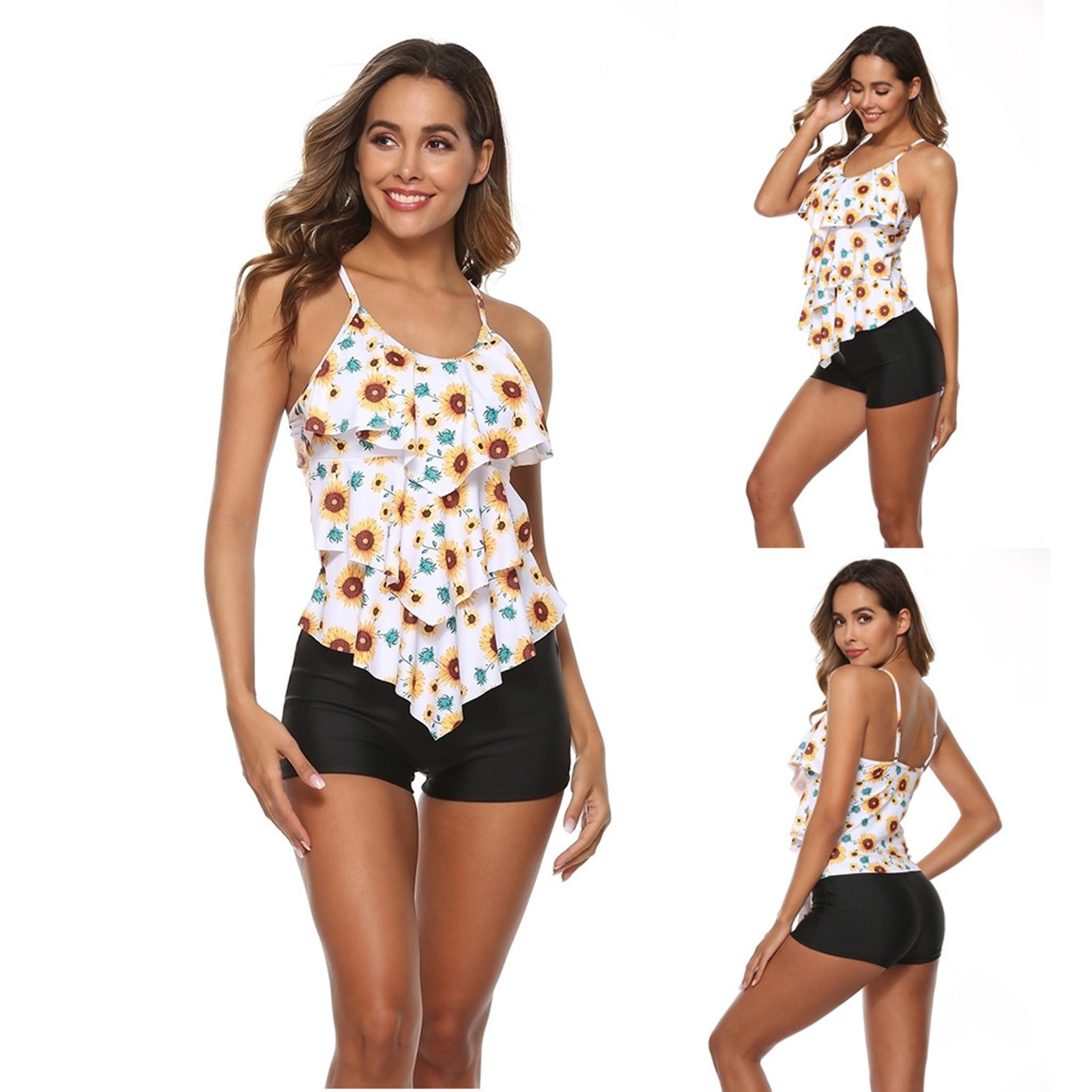 Kadın Bikini Çiçek Desenli Tan - Tops incelemesi ve fiyatı