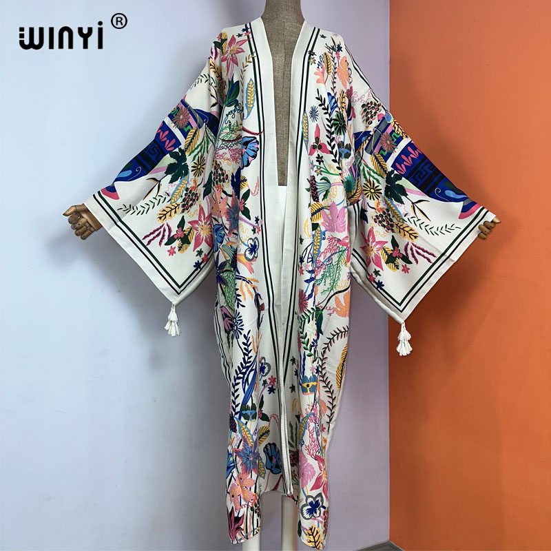 WINYI kimono yeni boho plaj ya - Boho Summer Beach Maxi Dress incelemesi ve fiyatı