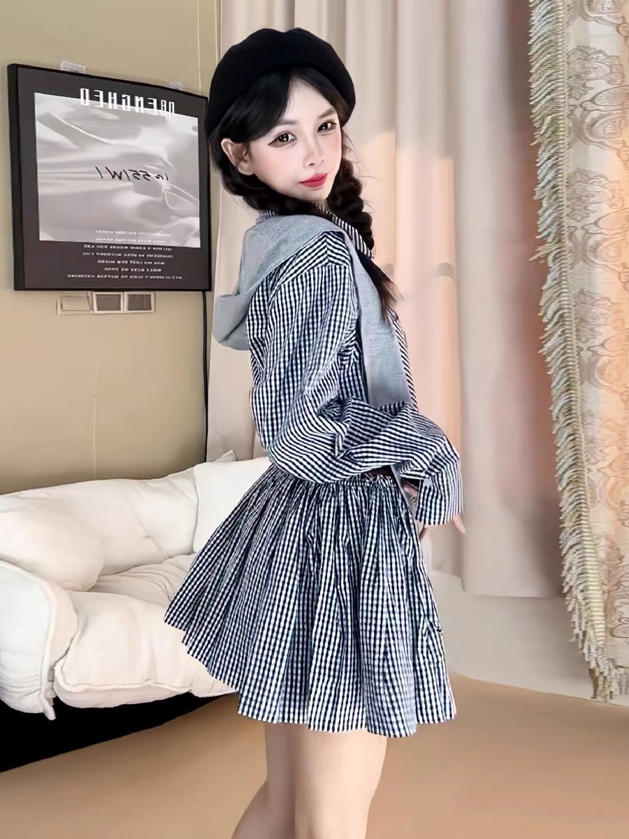 Sonbahar Başları Kore Tarzı Gö - Korean Style A Line Shirt Dress incelemesi ve fiyatı