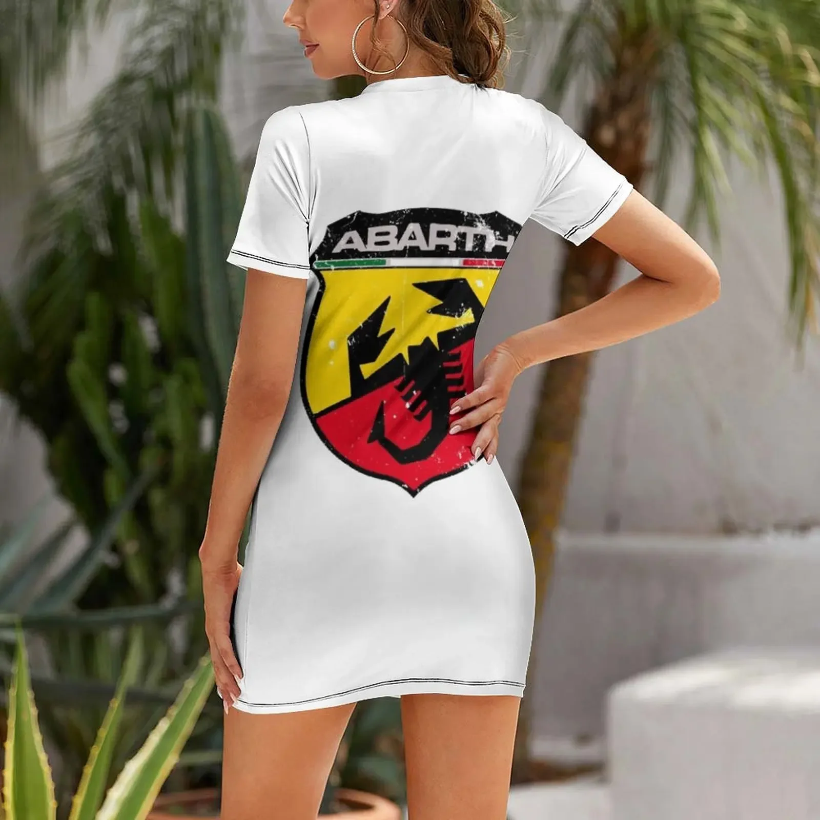Abarthlogo Klasik Tişört Kısa  - Korean Style A Line Shirt Dress incelemesi ve fiyatı